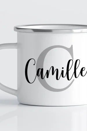 Certifié Tasse - Mug Émaillé - Prénom