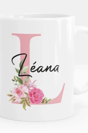 Achetez Aujourd’hui Mug - Tasse personnalisée Monogramme - Lettre L