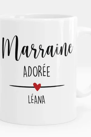 Expédié Aujourd’hui Mug - Tasse personnalisée - Marraine adorée