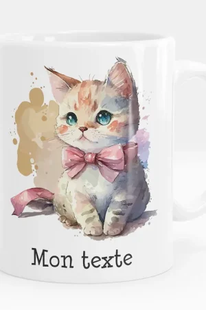 Fait Main Mug - Tasse personnalisée - Chaton