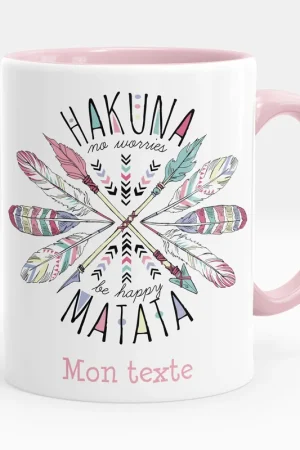 Dernier Modèle Mug - Tasse personnalisée - Hakuna matata