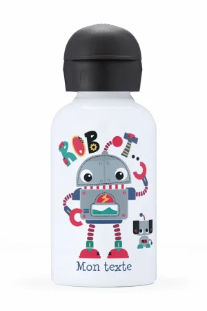 Gourde isotherme enfant personnalisée - Robots Vente Directe