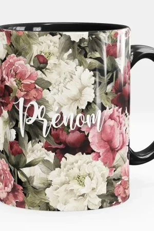 Fait Main Mug - Tasse personnalisée - Fleurs