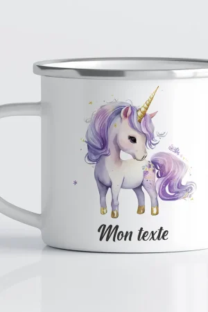 Gros Lot Tasse - Mug Émaillé Enfants - Licorne