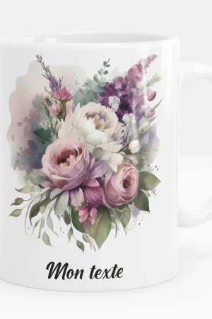 Commander Vite Mug - Tasse personnalisée - Fleurs