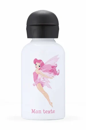 Gourde isotherme enfant personnalisée - Fée Offre Exclusive