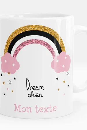 Expédition Rapide Mug - Tasse personnalisée - Arc-en-ciel