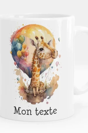 En Vogue Mug - Tasse personnalisée - Girafe Ballons