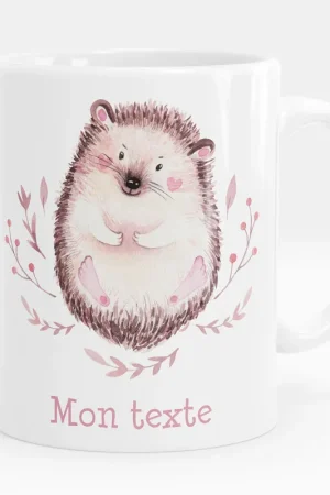 Authentique Mug - Tasse personnalisée - Hérisson