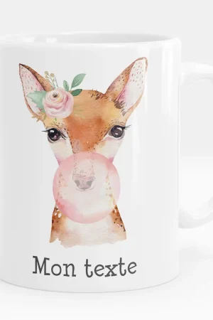 Édition Limitée Mug - Tasse personnalisée - Faon