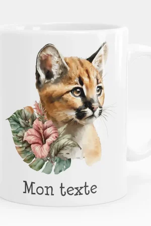 Exclusif Mug - Tasse personnalisée - Bébé puma