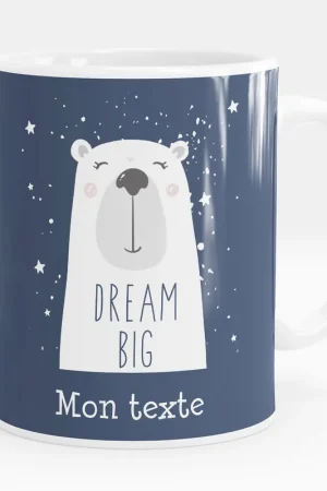 Gros Lot Mug - Tasse personnalisée - Ours dream big