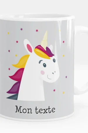 Dernier Modèle Mug - Tasse personnalisée - Licorne