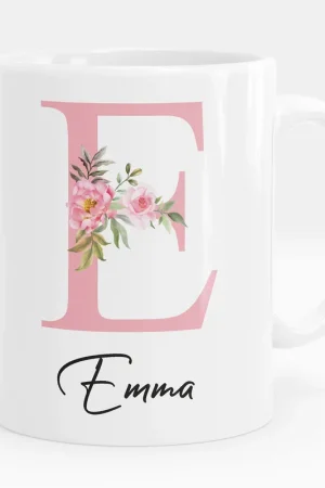Exclusif Mug - Tasse personnalisée Monogramme - Lettre E