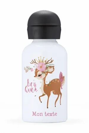 Acheter Direct Gourde isotherme enfant personnalisée - Faon be the queen