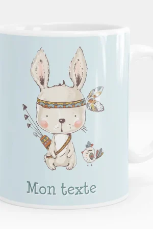 Bon Marché Mug - Tasse personnalisée - Lapin indien