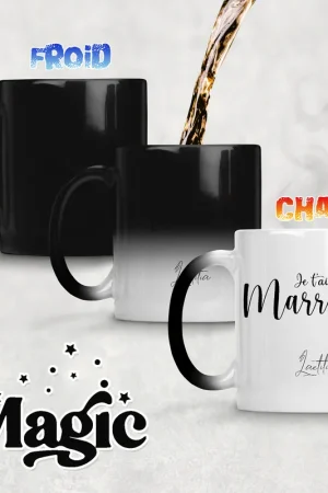 Bon Marché Tasse - Mug Magique - Je t'aime marraine