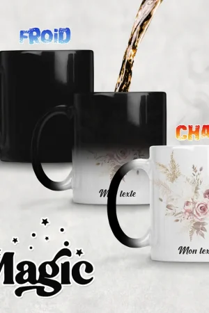 Vente Flash Tasse - Mug Magique - Fleurs