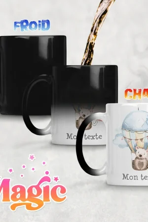 En Vogue Tasse - Mug Magique - OursonMontgolfière