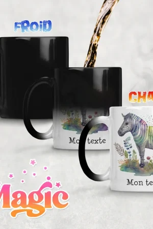 Vente Flash Tasse - Mug Magique - Zèbre