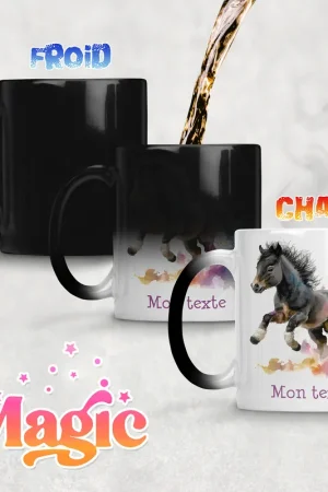 Dernier Modèle Tasse - Mug Magique - Poney