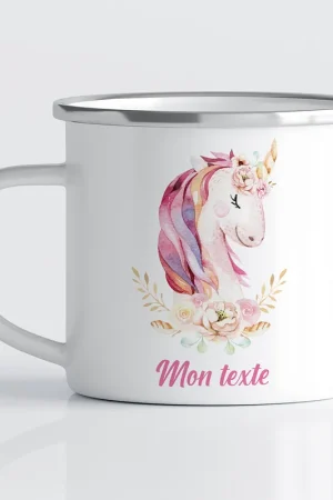 Gros Lot Tasse - Mug Émaillé Enfants - Licorne