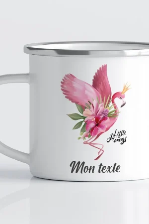 Expédié Aujourd’hui Tasse - Mug Émaillé Enfants - Flamant Rose