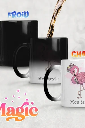 Achat Immédiat Tasse - Mug Magique - Flamant Rose