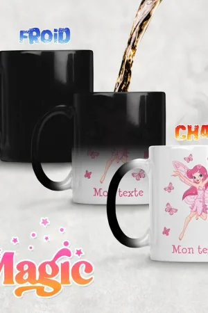 Commander Vite Tasse - Mug Magique - Fée Papillons