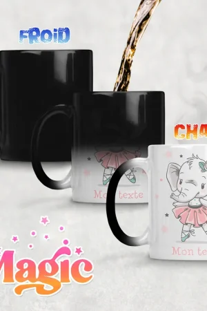 Certifié Tasse - Mug Magique - Danseuse Éléphante