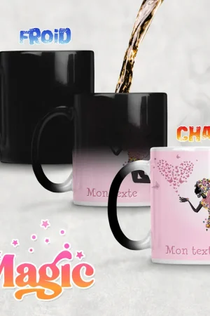En Vogue Tasse - Mug Magique - Fée Cœur Papillons