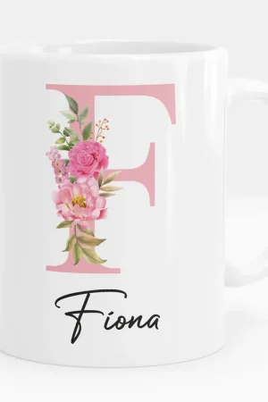 Expédié Aujourd’hui Mug - Tasse personnalisée Monogramme - Lettre F