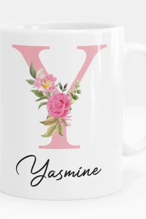 Commander Vite Mug - Tasse personnalisée Monogramme - Lettre Y