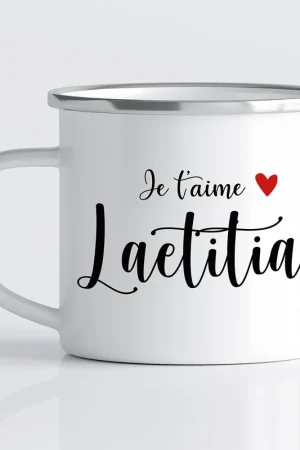 Commander Vite Tasse - Mug Émaillé - Je t'aime