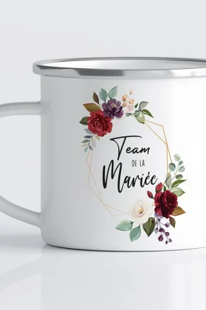 Commande En Gros Tasse - Mug Émaillé - Team de la Mariée