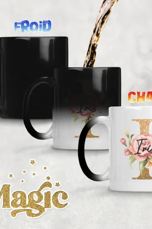 Commande En Gros Tasse - Mug Magique Monogramme - Lettre I