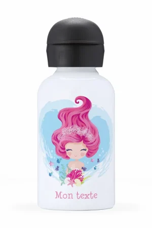 Gourde isotherme enfant personnalisée - Sirène Quantité Limitée