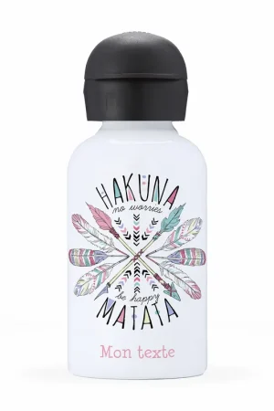 Gourde isotherme enfant personnalisée - Hakuna matata Réduction