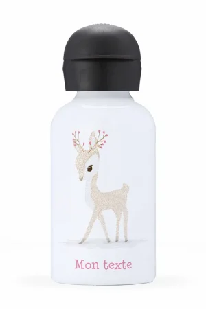 Gourde isotherme enfant personnalisée - Faon Must-Have