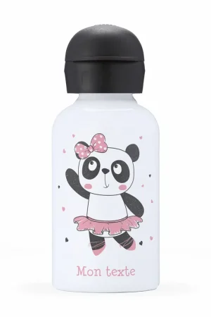 Gourde isotherme enfant personnalisée - Danseuse panda Jusqu’à Épuisement Des Stocks