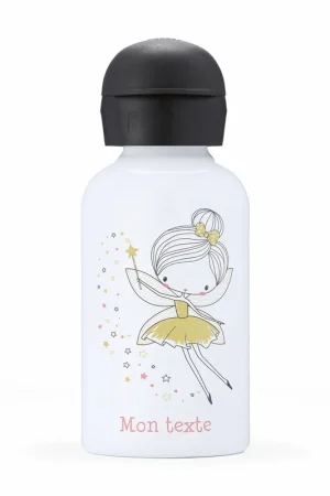 Gourde isotherme enfant personnalisée - Fée Top Vente