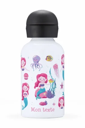Gourde isotherme enfant personnalisée - Sirènes Jusqu’à Épuisement Des Stocks