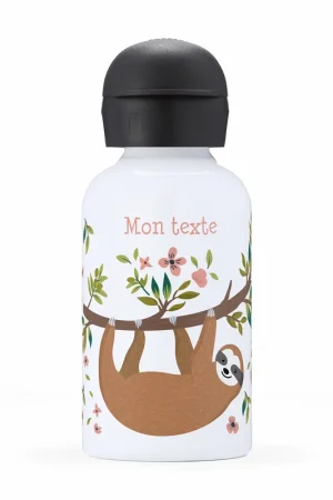 Gourde isotherme enfant personnalisée - Paresseux Bon Plan