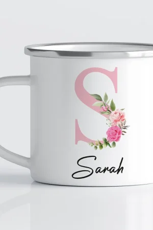 En Vogue Tasse - Mug Émaillé Monograme - Lettre S