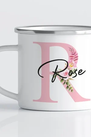 Exclusif Tasse - Mug Émaillé Monograme - Lettre R