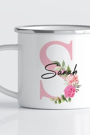 Commander Maintenant Tasse - Mug Émaillé Monograme - Lettre S
