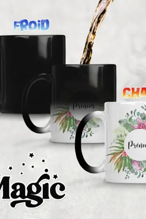 En Vogue Tasse - Mug Magique - Fleurs