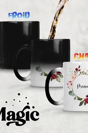 Acheter En Ligne Tasse - Mug Magique - Fleurs