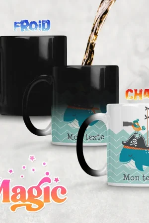 Gros Lot Tasse - Mug Magique - Baleine Pirate
