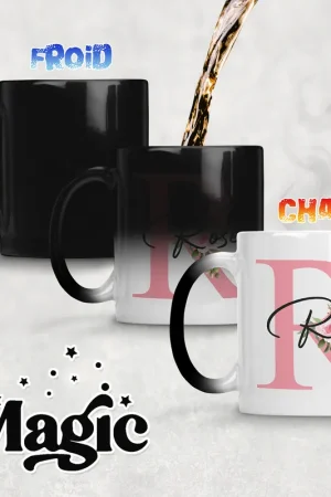 Édition Limitée Tasse - Mug Magique Monogramme - Lettre R